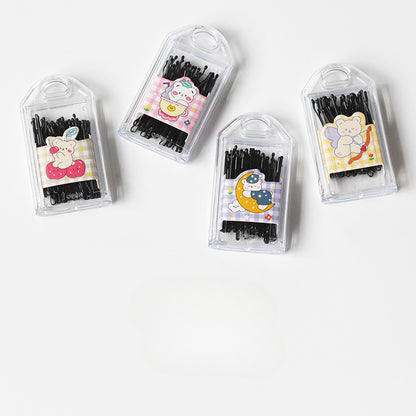 Black Hair Clips Simple And Stylish Hair Accessories Perfect For Bangs Or Stray Hair