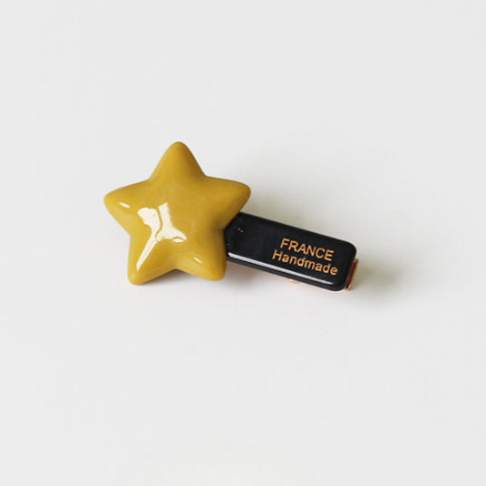 Star Hair Clip for Women, 2024 New High-end Bangs and Side Hair Clip, Stylish Duckbill Hairpin