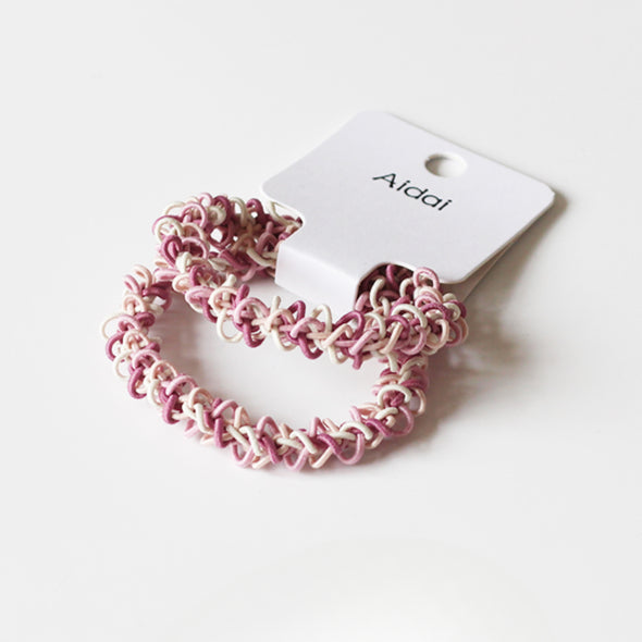 Openwork Knit Hair Ties, Durable And Stylish For Women To Style Hair