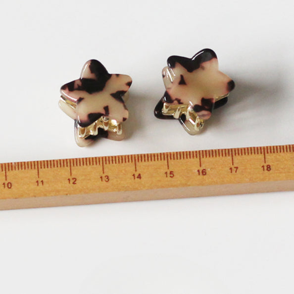Star Hair Clips Small Size Stylish Hair Accessories For Thin Hair Perfect For Bangs Or Forehead Styling