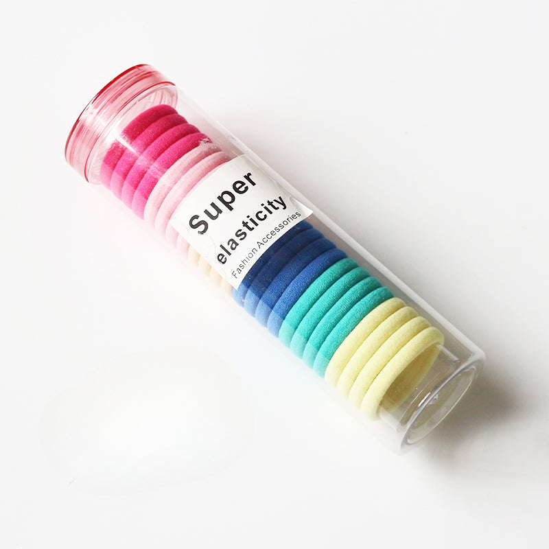 Jarred Seamless Hair Ties for Women - Trendy Ins Elastic Bands, High Elasticity Basic Hair Ties