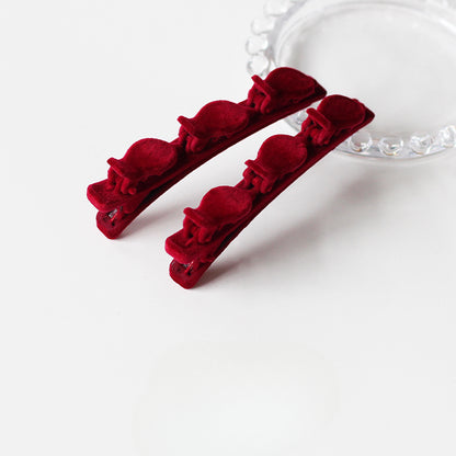 Velvet Hair Clips, Practical And Stylish For Women To Style Hair