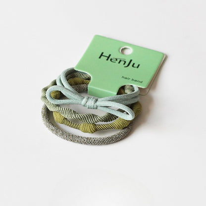 Candy-colored Hair Tie, Trendy Elastic for Hairstyles, Minimalist Cute Hair Accessory for Women