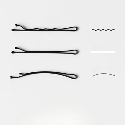 Black Hair Clips Simple And Stylish Hair Accessories Perfect For Bangs Or Stray Hair