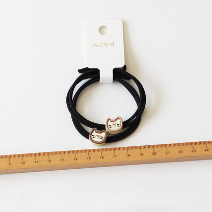 Cute Cat And Dog Hair Ties, High-End And Durable For Women To Tie Hair