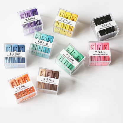 Boxed Hair Clips Women Side BB Clips Trendy New Elegant Hair Accessory Bangs Clips
