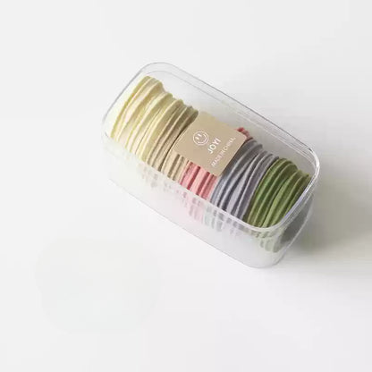 10-Pack Versatile Thick Hair Ties - High Elasticity Ponytail Bands, Non-Damaging Durable Hair Ties and Accessories