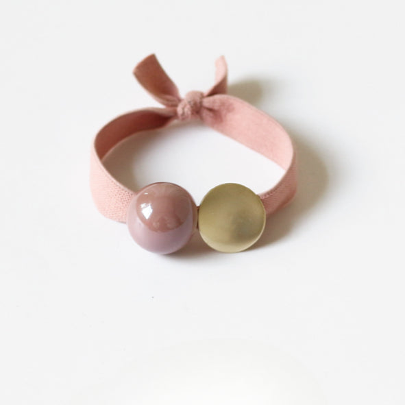 Wide Hair Tie Simple Ponytail Band Women Elegant Hair Accessory Trendy Style
