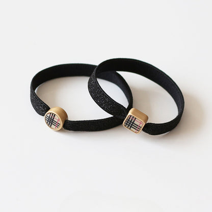Geometric Pendant Hair Ties, High-Elasticity And Durable For Women To Tie Hair