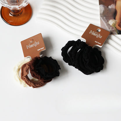 Soft Seamless Hair Ties, Gentle And Stylish For Women To Style Hair（Set of 4）