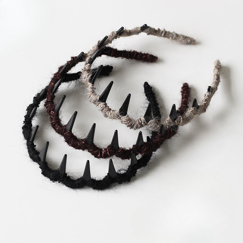 Knitted Headband High Crown Women New High-End Hair Accessory Versatile Hair Clip