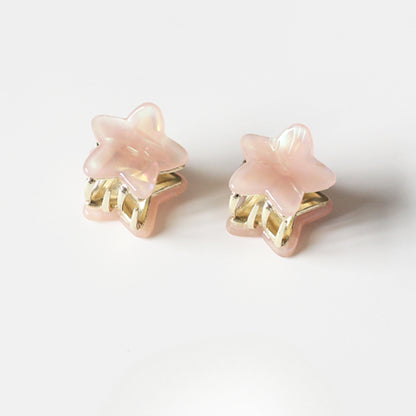 Star Hair Clips Small Size Stylish Hair Accessories For Thin Hair Perfect For Bangs Or Forehead Styling