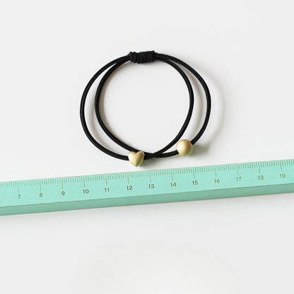 Simple Double-Layer Hair Ties, High-Elasticity And Durable For Women To Tie Hair