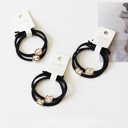 Cute Cat And Dog Hair Ties, High-End And Durable For Women To Tie Hair