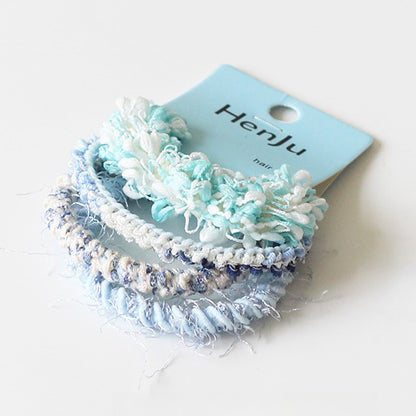 Knitted Hemp Hair Tie for Women, 2024 New High-end Hair Elastic, Durable High-stretch Hair Loop for Tying Hair