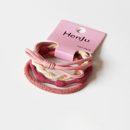 Candy-colored Hair Tie, Trendy Elastic for Hairstyles, Minimalist Cute Hair Accessory for Women
