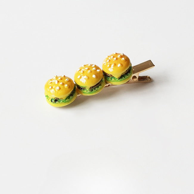 Lucky Orange Hair Clip Women Trendy New Cute Side Hair Accessory Elegant Style
