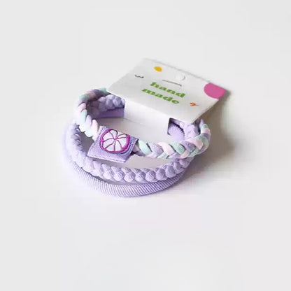 Candy-Colored Hair Ties Cute Trendy Korean Japanese Minimalist Hairbands Women