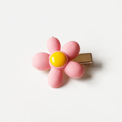 Pink Hair Clip Cute Side Accessory Playful Design For Women Girly Hairpin