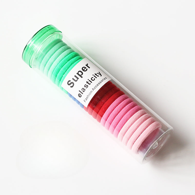 Jarred Seamless Hair Ties for Women - Trendy Ins Elastic Bands, High Elasticity Basic Hair Ties