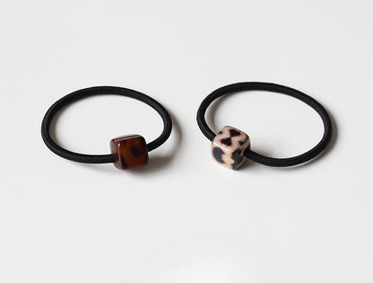 Leopard Print Hair Ties, Trendy And Stylish For Women To Tie Hair