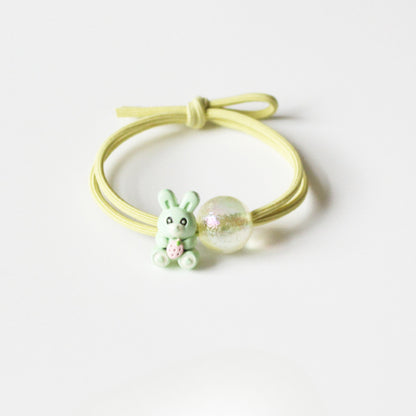 Bunny Ears Hair Tie - Women's Trendy New Elegant Hair Band, Simple Cute Elastic for Women's Hair Ties