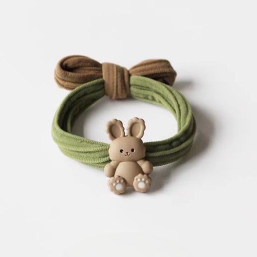 Bunny Hair Tie, 2024 New High-end Seamless Hair Loop, Cute Elastic for Women's Hairstyles