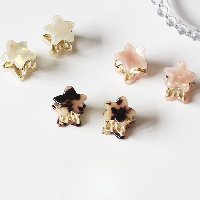 Star Hair Clips Small Size Stylish Hair Accessories For Thin Hair Perfect For Bangs Or Forehead Styling