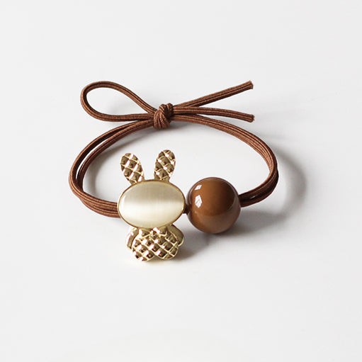 Bunny Hair Tie - Trendy Elegant Elastic Band, High Elasticity Durable Hair Tie for Women, Exquisite Japanese and Korean Inspired Hair Holder