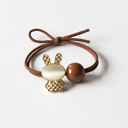 Bunny Hair Tie - Trendy Elegant Elastic Band, High Elasticity Durable Hair Tie for Women, Exquisite Japanese and Korean Inspired Hair Holder