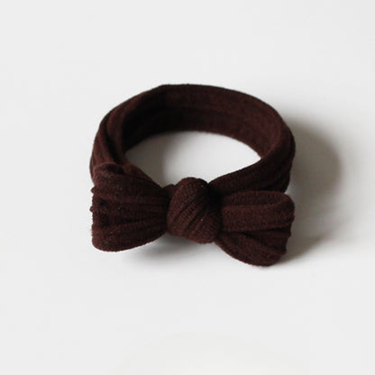 Bow Hair Tie High Elasticity Durable Hairband Simple Hair Accessory For Women Stylish Hair Rope