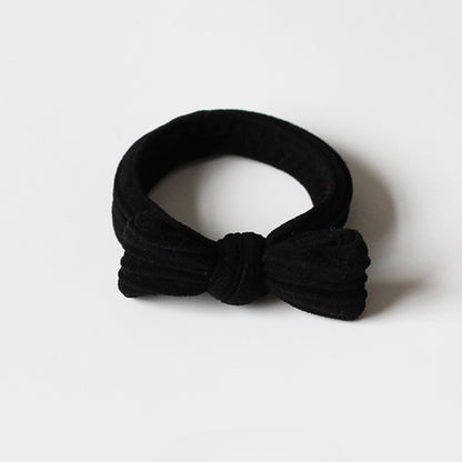 Bow Hair Tie High Elasticity Durable Hairband Simple Hair Accessory For Women Stylish Hair Rope