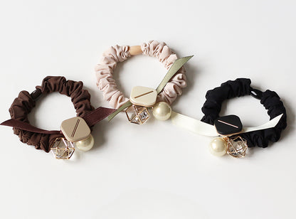 Premium Hair Tie - Trendy 2023 New Hair Band, Japanese and Korean Inspired Thick Elastic Band for Women's Hair Ties