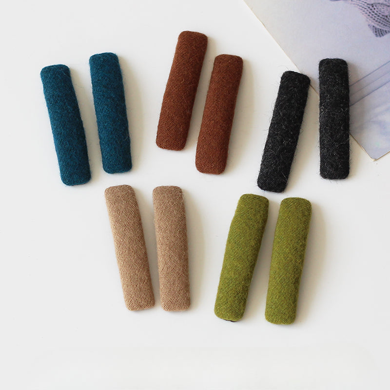 Trendy Fabric Hair Clips, Minimalist And Stylish For Women To Manage Hair