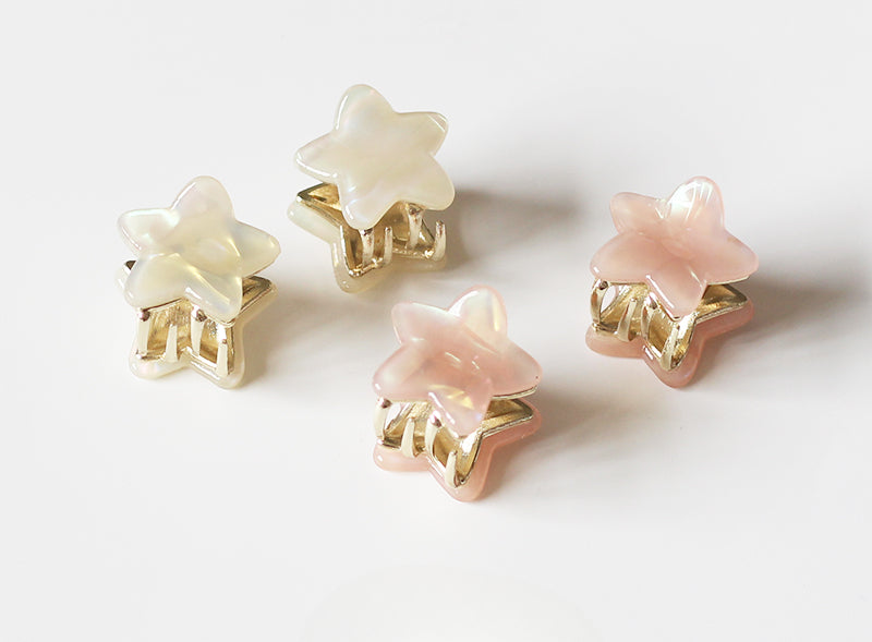 Star Hair Clips Small Size Stylish Hair Accessories For Thin Hair Perfect For Bangs Or Forehead Styling