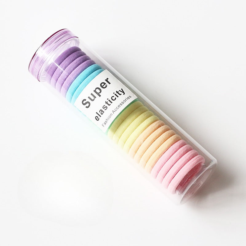 Jarred Seamless Hair Ties for Women - Trendy Ins Elastic Bands, High Elasticity Basic Hair Ties