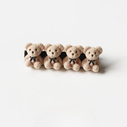 Velvet Bear Hair Clips, Cute And Stylish For Women To Style Hair