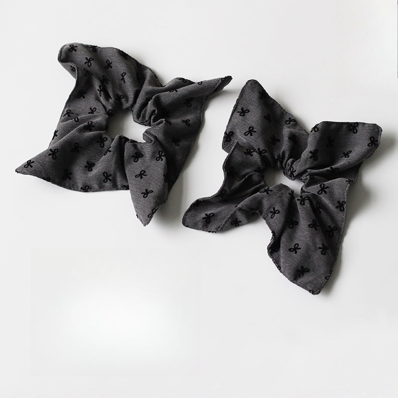 Square Scarf Bow Hair Tie, High Elasticity Durable Hair Band, 2024 New High-end Hair Loop for Tying Hair