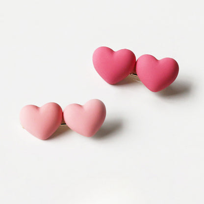 Pink Hair Clip Cute Side Accessory Playful Design For Women Girly Hairpin