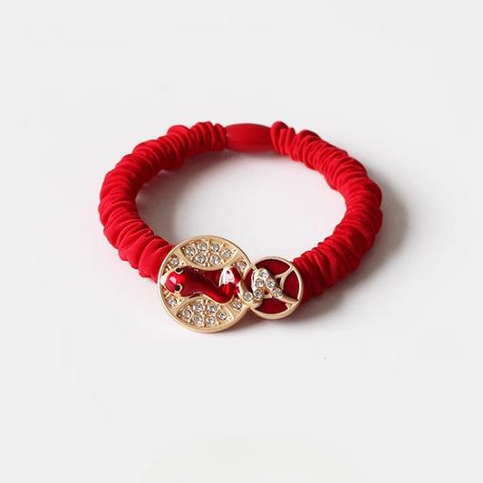 Snake And Heart Hair Ties, High-Elasticity And Durable For Women To Tie Hair