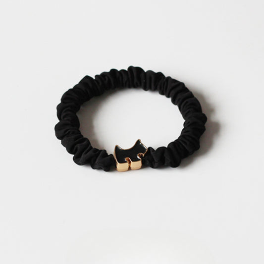 Puppy High Ponytail Hair Tie - Simple Elastic Band, High Elasticity Hair Loop for Women, Exquisite Hair Accessory