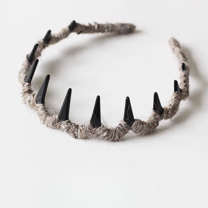 Knitted Headband High Crown Women New High-End Hair Accessory Versatile Hair Clip