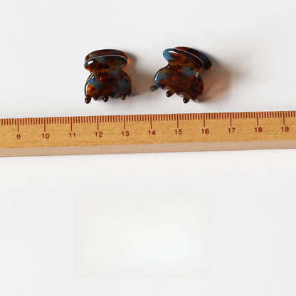 Small Claw Clip, Trendy and Elegant Acrylic Hair Accessory (1.7cm)