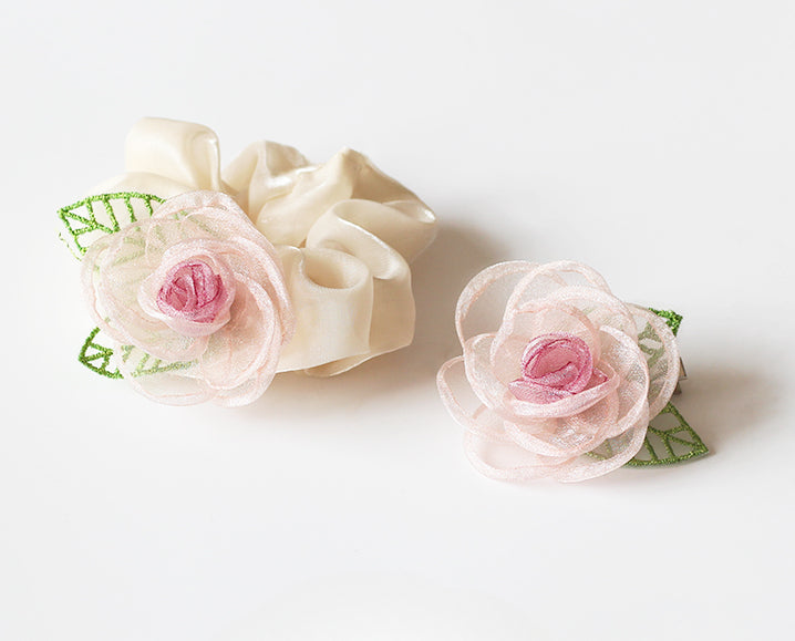 Rose Hair Ties, Elegant And Durable For Women To Tie Hair