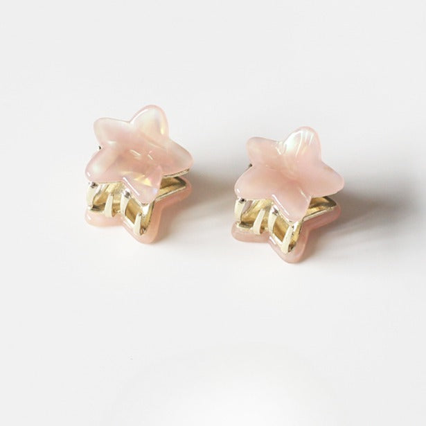 Star Hair Clips Small Size Stylish Hair Accessories For Thin Hair Perfect For Bangs Or Forehead Styling