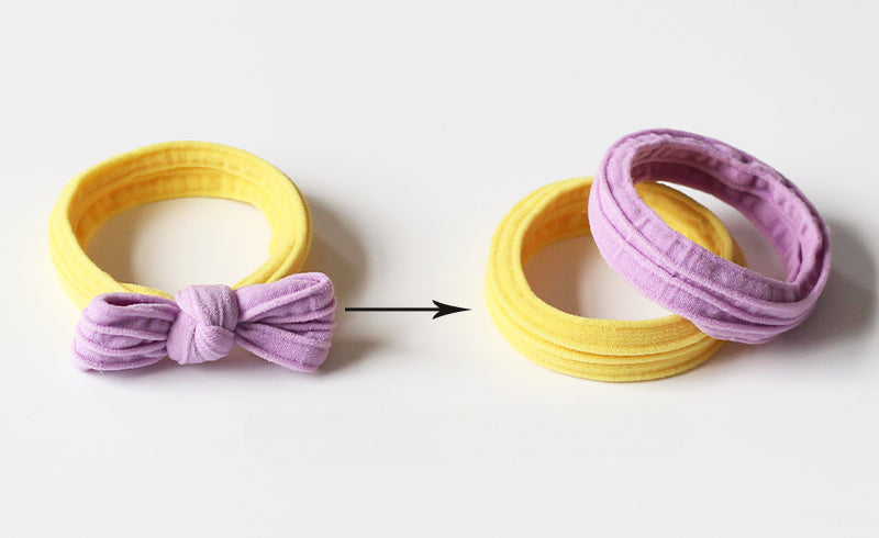 Adorable bow-tie hair tie for women, a popular net-famous hair accessory with a simple style.