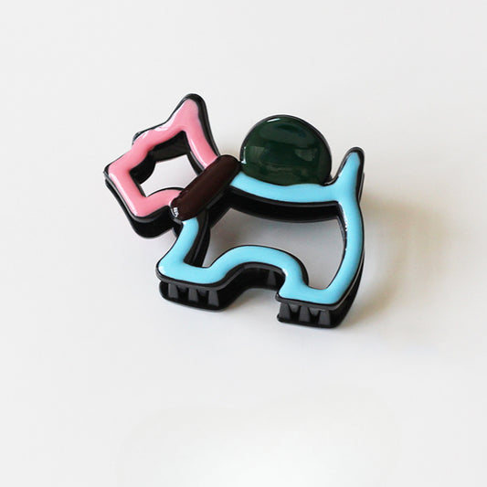 Puppy Claw Clips for Thin Hair - Medium Shark Clips for Back of Head, Women's 2024 New Premium Hair Clips