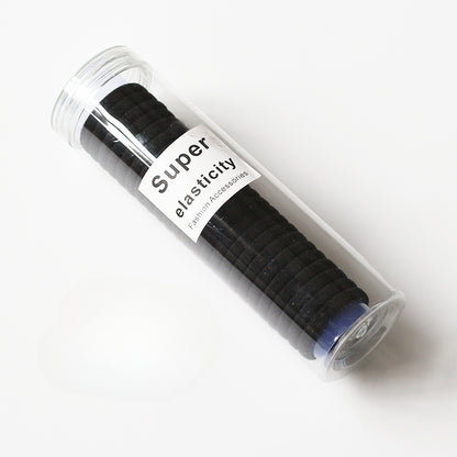 Jarred Seamless Hair Ties for Women - Trendy Ins Elastic Bands, High Elasticity Basic Hair Ties