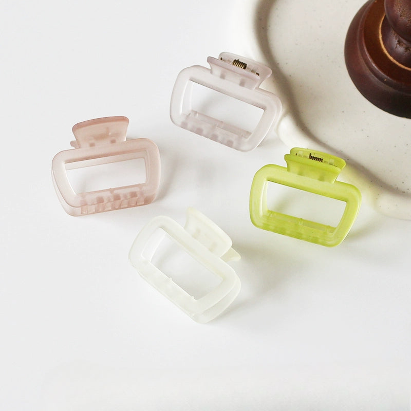 Semi-Transparent Small Claw Clip Thin Hair Elegant Shark Clip Premium Hair Clips Women