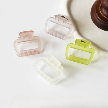 Semi-Transparent Small Claw Clip Thin Hair Elegant Shark Clip Premium Hair Clips Women